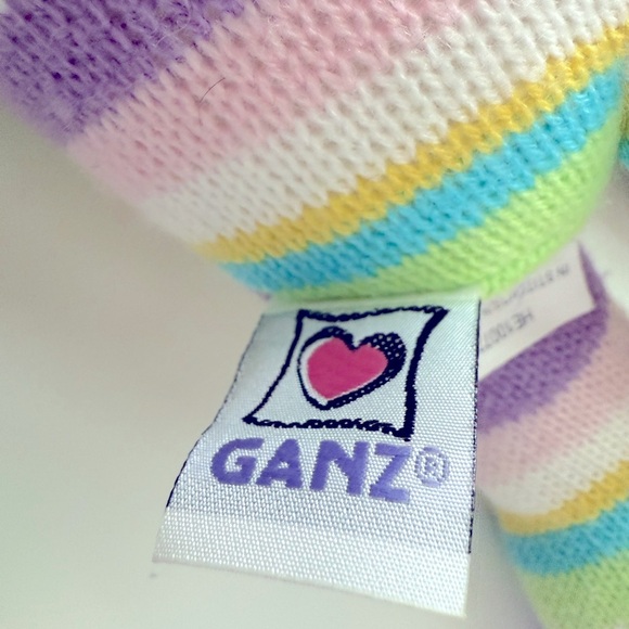 Striped Plush Monkey Toy with Bunny Ears - Picture 8 of 12